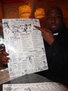 Serendipity right side up with menu