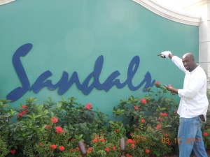 Me and Sandals Sign